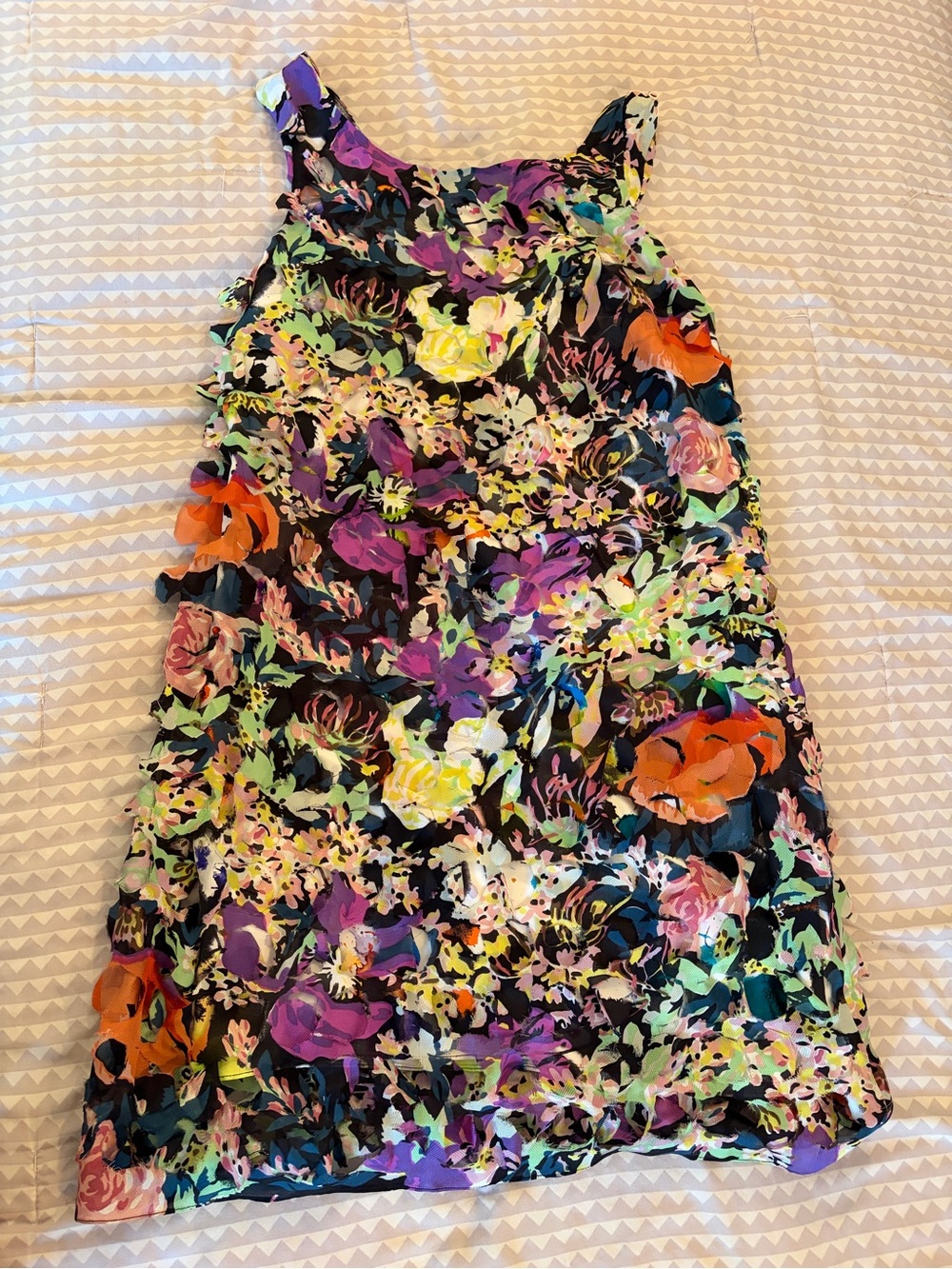 Diane von Furstenberg Vibrant Floral Unique Dress